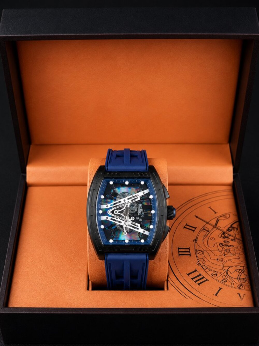 Richard Mille 1:1 Navy/Black  Watch Larp